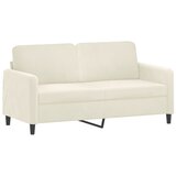 Maison Chic kavč - Sofa - Kanape dvosed krem 140 cm žamet, (21726543) Cene