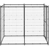 vidaXL vanjski kavez za pse čelični 110 x 220 x 180 cm | shoptok.hr