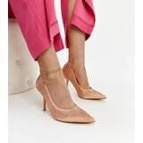  Champagne high heels Liena | shoptok.hr