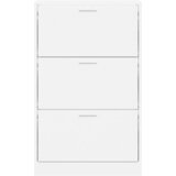 Ormarić za cipele bijeli 63x24x103 cm od konstruiranog drva | shoptok.hr
