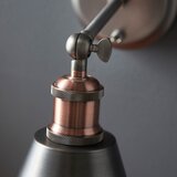  Endon 92866 - Zidna reflektorska svetiljka HAL 1xE27/10W/230V mat hrom/bakarna | Eponuda.com