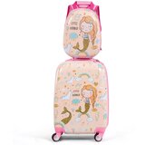  Putni kovčeg, 2x komplet dječji kovčeg + ruksak (roza) | shoptok.hr