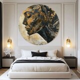  Okrugle slike s akrilom Portret poniznosti | shoptok.hr