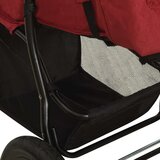  Otroški voziček rdeč jeklen | Shoptok.si