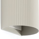 Faro 40544 - zidno svetilo sole 2xGU10/8W/230V sivo rebrasto okruglo | Eponuda.com