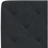 vidaXL Krevet s madracem crni 140x200 cm baršunasti | shoptok.hr