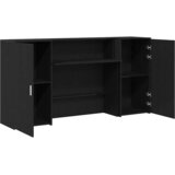  Recepcijski stol crni hrast 200x50x103,5 cm konstruiranog drva | shoptok.hr