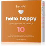 Benefit Hello Happy Velvet Powder Foundation kompaktni pudrasti make-up odtenek 10 Deep Warm 7 g | Shoptok.si