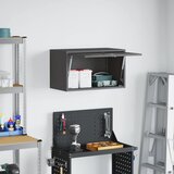  Ormar za zid u garaži Crna 60 x 33 x 35 cm Čelik s prahom | shoptok.hr