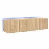  The Living Store Stenske TV omarice z LED 2 kosa sonoma hrast 60x35x31 cm - TV Stenska Omarica, (21499115) | Shoptok.si