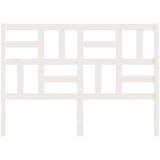  Uzglavlje za krevet bijelo 126 x 4 x 104 cm od masivne borovine | shoptok.hr