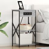 vidaXL Nočne omarice 2 pcs Siva sonoma 41 x 31 x 76 cm Konstruiran les Cene