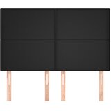  Uzglavlje crno 144x5x118/128 cm umjetna koža | Eponuda.com