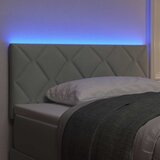  LED glava kreveta Svijetlo siva 90 cm Baršun | shoptok.hr