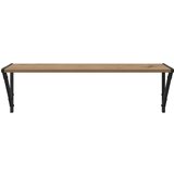 Police na zidu Zidne 2 pcs Umjetnički hrast 80 x 25 x 25 5 cm | shoptok.hr