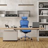 MID.YOU Pisarniški Stol Ergohuman Edition, Modra | Shoptok.si