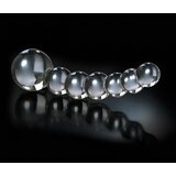 Icicles br. 66 - zakrivljeni, sferični, stakleni dildo (proziran) | shoptok.hr