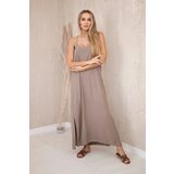 Kesi Long dress with fango straps cene