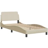  Posteljni okvir brez vzmetnice krem 90x190 cm tkanina, (22053825) | Shoptok.si