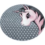 Ben'n'jen Ružičasti/sivi dječji tepih ø 120 cm Kids – | shoptok.hr