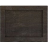  Kupaonska radna ploča tamnosmeđa 40x30x(2-6) cm tretirano drvo | shoptok.hr
