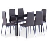  Sedmodijelni blagovaonski set sivi | shoptok.hr