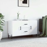 vidaXL Komoda bela 100x36x60 cm inženirski les | Shoptok.si