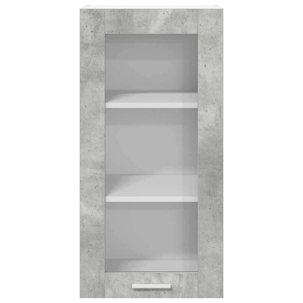  Viseći ormarić s policom Riga Betonski sivi 40 x 31 x 80 cm | shoptok.hr