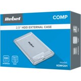 Rebel 2,5" SATA USB C 3.1 prozirno kućište za tvrdi disk | shoptok.hr