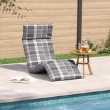  Sklopiva ležaljka za sunčanje siva s kariranim uzorkom 175x54x8 5 cm Oxford tkanina - Siva karirana 1 | shoptok.hr