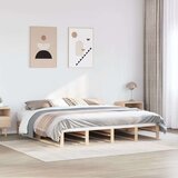  Okvir kreveta bez madraca 200 x 200 cm od masivne borovine | shoptok.hr