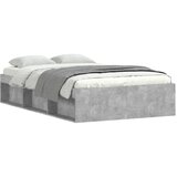 Maison Chic Posteljni okvir - Dvoposteljna postelja - Zakonska postelja betonsko siv 120x200 cm-J10263, (21773102) | Shoptok.si