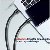 Swissten kabel USB-C/USB-C , platneni, 2 m, crni | shoptok.hr