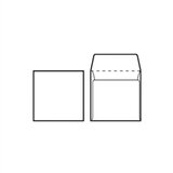  Kuverta za CD, 125 x 125 mm, bijela, 100 komada | shoptok.hr