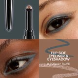 Buxom FLIP SIDE DUAL-ENDED EYELINER & SHADOW kremasto senčilo in črtalo za oči v svinčniku odtenek Totally Taupe 0.78 g | Shoptok.si