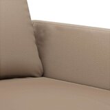  3-dijelni set sofa s jastucima boja cappuccina od umjetne kože | shoptok.hr