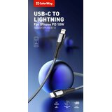 COLORWAY Kabel Type-C - Apple Lightning (PD Brzo Punjenje) 3.0A (30W) 1m sivi | shoptok.hr