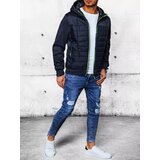 DStreet Kurtka męska przejściowa pikowana granatowa | shoptok.hr