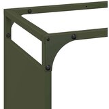  stojalo za drva olivno zelena 60x28x90 cm hladno valjano jeklo | Shoptok.si