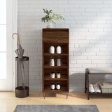  The Living Store Omarica za čevlje rjav hrast 40x36x105 cm inženirski les - Omarica Za Čevlje, (21485582) Cene