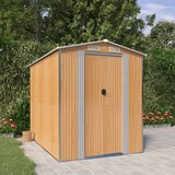 vidaXL Vrtna lopa svetlo rjava 192x274x223 cm pocinkano jeklo | Shoptok.si