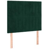  Uzglavlje tamnozeleno 90x5x118/128 cm baršunasto | shoptok.hr