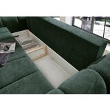 MID.YOU ZOFA S POSTELJNO FUNKCIJO, temno zelena tekstil | Shoptok.si
