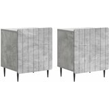  Noćni ormar 2 pcs Betonska siva 43 x 34,5 x 52 cm | shoptok.hr