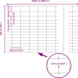 vidaXL Ograda Stube 22 kom U-Kanal 160 cm Pocinčani Čelik | shoptok.hr