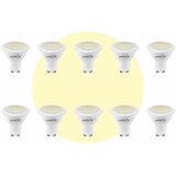 MAX-LED 10x LED žarnica - sijalka GU10 5W (40W) 400 lm toplo bela 3000K | Shoptok.si