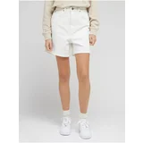 Lee White Womens Wide Denim Shorts - Women