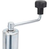 vidaXL Potporni kotač za prikolicu 60 mm 2 potporne cijevi 3 stezaljke | shoptok.hr
