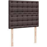 vidaXL Otomanski posteljni okvir z vzmetnico rjav 120x200 cm blago | Shoptok.si