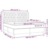  S oprugama i madracem svjetlosivi 180x200 cm baršunasti | shoptok.hr